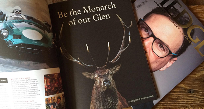 Be the Monarch of our Glen in Hedge Magazine